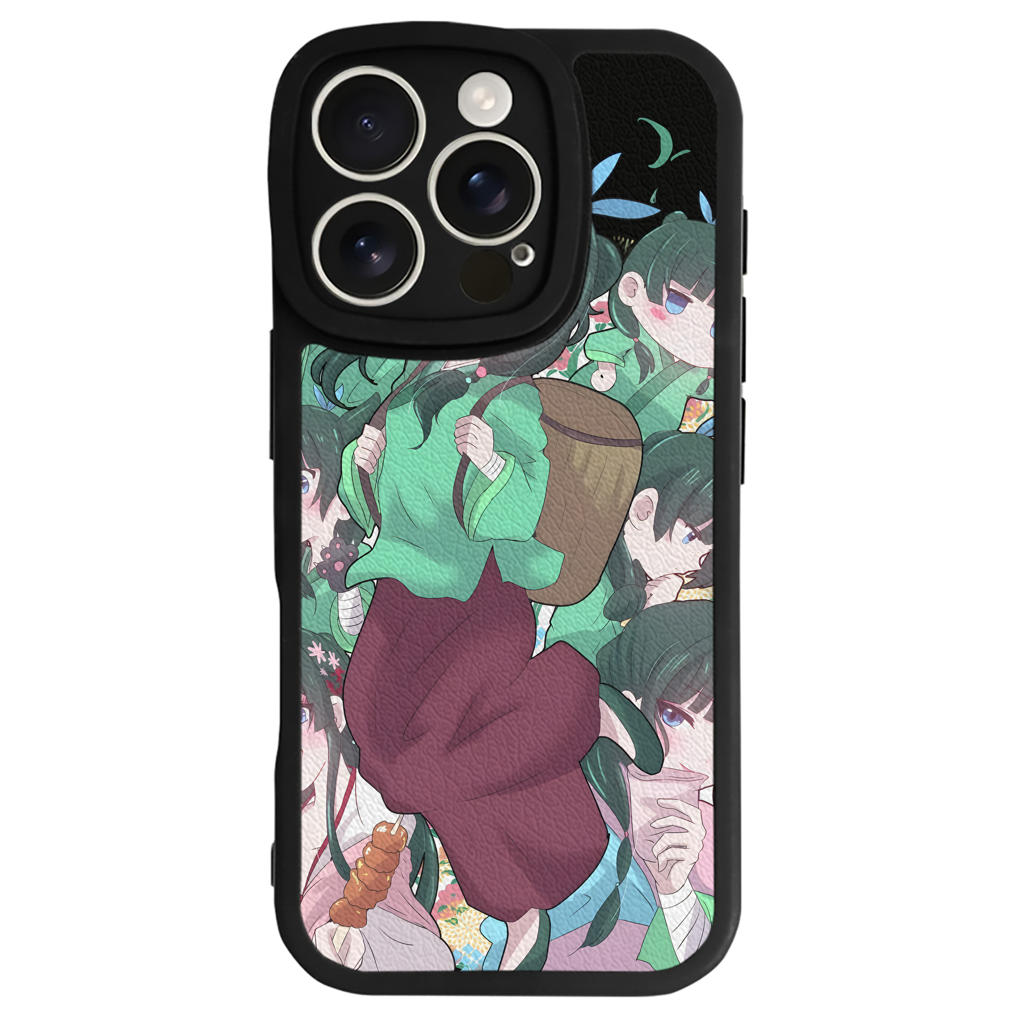 （画像用） 薬屋のひとりごと The Apothecary Diaries 【iPhone 16シリーズ対応】シリコンスマホケース（レザー調） 材質：シリコン